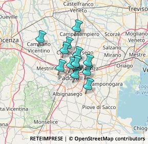 Mappa Via Vermigli, 35129 Padova PD, Italia (6.79308)