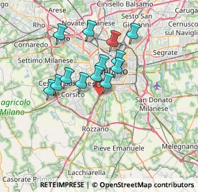 Mappa 20142 Milano MI, Italia (5.60538)
