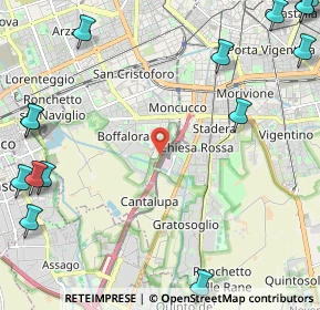Mappa 20142 Milano MI, Italia (3.58533)