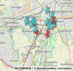 Mappa 20142 Milano MI, Italia (1.52333)