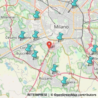 Mappa 20142 Milano MI, Italia (5.27182)