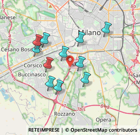 Mappa 20142 Milano MI, Italia (3.10636)