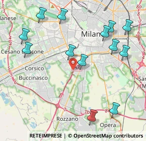 Mappa 20142 Milano MI, Italia (4.86692)