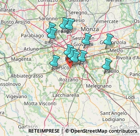 Mappa 20142 Milano MI, Italia (10.43917)