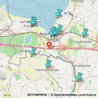 Mappa A4 Torino - Trieste, 37019 Peschiera del Garda VR, Italia (2.08273)