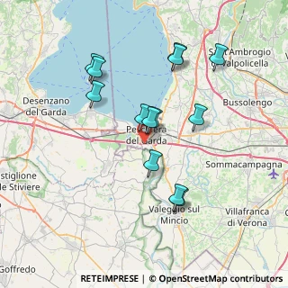 Mappa A4 Torino - Trieste, 37019 Peschiera del Garda VR, Italia (6.84)