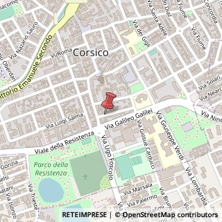 Mappa Via Luigi Cadorna,  8, 20090 Corsico, Milano (Lombardia)