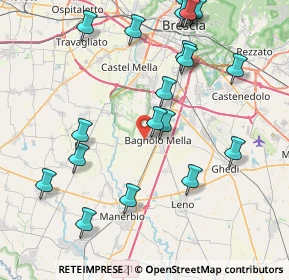 Mappa Via Corticelle, 25021 Bagnolo Mella BS, Italia (9.383)