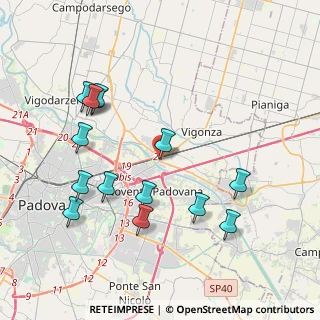 Mappa Via Padova, 35010 Vigonza PD, Italia (4.20571)
