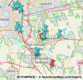 Mappa Via Lambro, 20068 Peschiera Borromeo MI, Italia (4.36364)
