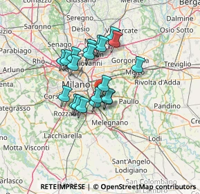 Mappa Via Lambro, 20068 Peschiera Borromeo MI, Italia (10.0595)