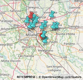 Mappa Via Lambro, 20068 Peschiera Borromeo MI, Italia (9.98643)