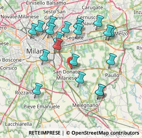 Mappa Via Lambro, 20068 Peschiera Borromeo MI, Italia (7.771)