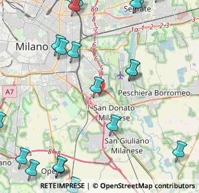 Mappa San Donato Milanese, 20138 Milano MI, Italia (6.1115)