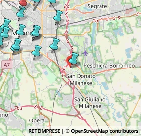 Mappa San Donato Milanese, 20138 Milano MI, Italia (6.39)