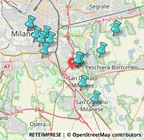 Mappa San Donato Milanese, 20138 Milano MI, Italia (3.86615)