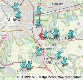 Mappa San Donato Milanese, 20138 Milano MI, Italia (4.73688)