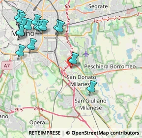 Mappa San Donato Milanese, 20138 Milano MI, Italia (5.27563)