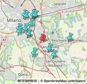 Mappa San Donato Milanese, 20138 Milano MI, Italia (3.80063)