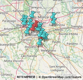 Mappa San Donato Milanese, 20138 Milano MI, Italia (10.03778)