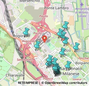 Mappa San Donato Milanese, 20138 Milano MI, Italia (1.1535)