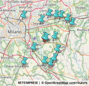 Mappa Via Liberazione, 20068 Peschiera Borromeo MI, Italia (7.26)