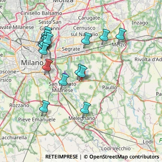 Mappa Via Liberazione, 20068 Peschiera Borromeo MI, Italia (8.39765)