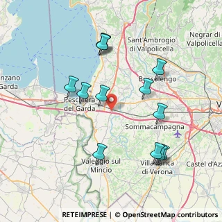 Mappa Via del Donatore, 37019 Castelnuovo del Garda VR, Italia (7.89692)