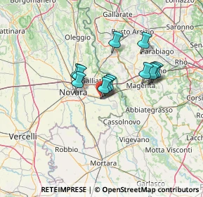 Mappa Via del Volontariato, 28069 Trecate NO, Italia (9.95417)
