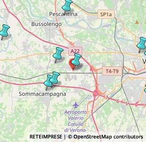 Mappa Via Nazareth, 37060 Lugagnano VR, Italia (7.02944)