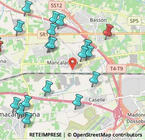 Mappa Via Nazareth, 37060 Lugagnano VR, Italia (2.5855)