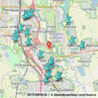 Mappa SP ex SS 415 Paullese, 20097 San Donato Milanese MI, Italia (2.616)