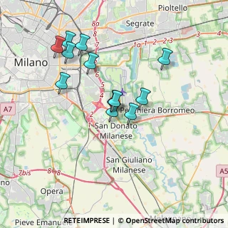 Mappa SP ex SS 415 Paullese, 20097 San Donato Milanese MI, Italia (3.30083)