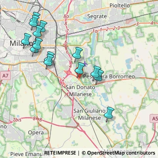 Mappa SP ex SS 415 Paullese, 20097 San Donato Milanese MI, Italia (4.56786)