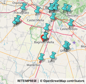 Mappa Piazza 4 Novembre, 25021 Bagnolo Mella BS, Italia (9.1285)