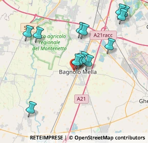 Mappa Piazza 4 Novembre, 25021 Bagnolo Mella BS, Italia (4.01923)