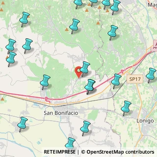 Mappa Via Chiarelle, 37032 Monteforte d'Alpone VR, Italia (6.114)