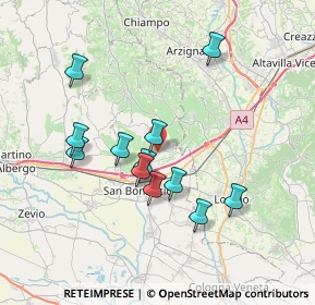 Mappa Via Chiarelle, 37032 Monteforte d'Alpone VR, Italia (6.5825)