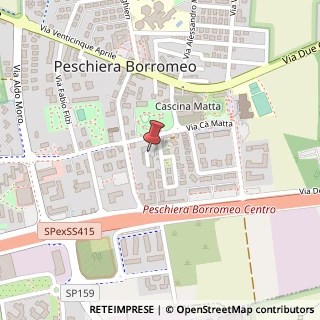 Mappa Via A. Diaz, 2, 20068 Peschiera Borromeo, Milano (Lombardia)
