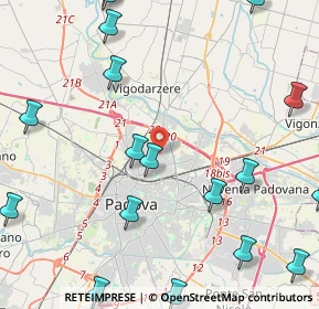 Mappa Via Agostini, 35133 Padova PD, Italia (6.3665)