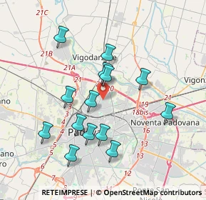 Mappa Via Agostini, 35133 Padova PD, Italia (3.48357)