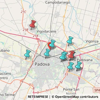 Mappa Via Agostini, 35133 Padova PD, Italia (3.71417)
