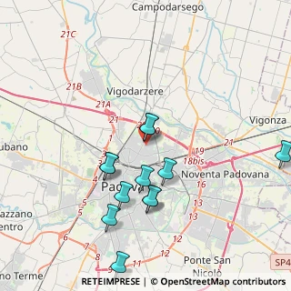 Mappa Via Agostini, 35133 Padova PD, Italia (3.86167)