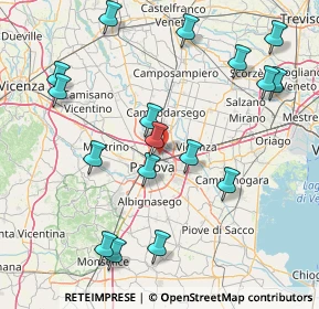 Mappa Via Agostini, 35133 Padova PD, Italia (18.12235)