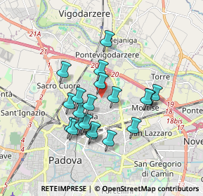 Mappa Via Agostini, 35133 Padova PD, Italia (1.506)