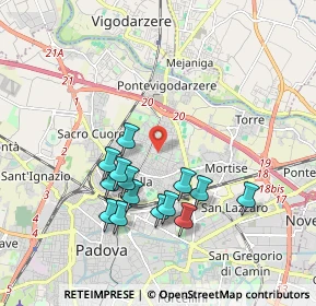 Mappa Via Agostini, 35133 Padova PD, Italia (1.76786)