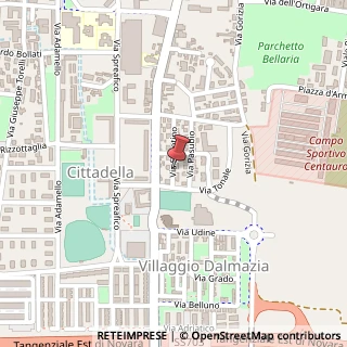 Mappa Via Sabotino,  23, 28100 Novara, Novara (Piemonte)