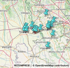 Mappa Via Piave, 28069 Trecate NO, Italia (9.92647)