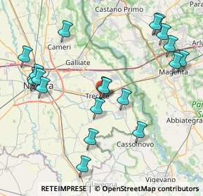 Mappa Via Piave, 28069 Trecate NO, Italia (9.2515)