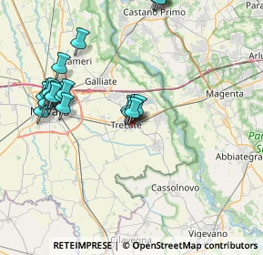 Mappa Via Piave, 28069 Trecate NO, Italia (8.234)